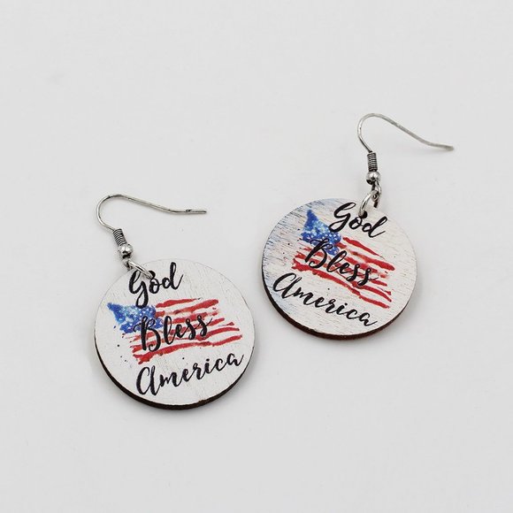 Jewelry - 🇺🇸 God Bless America Earrings